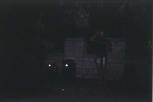 Preparndonos para dormir en la calle