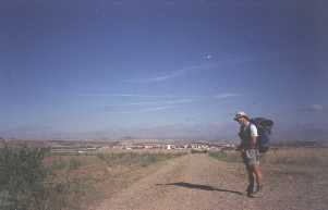 Jos� Luis antes de legar a Santo Domingo de la Calzada
